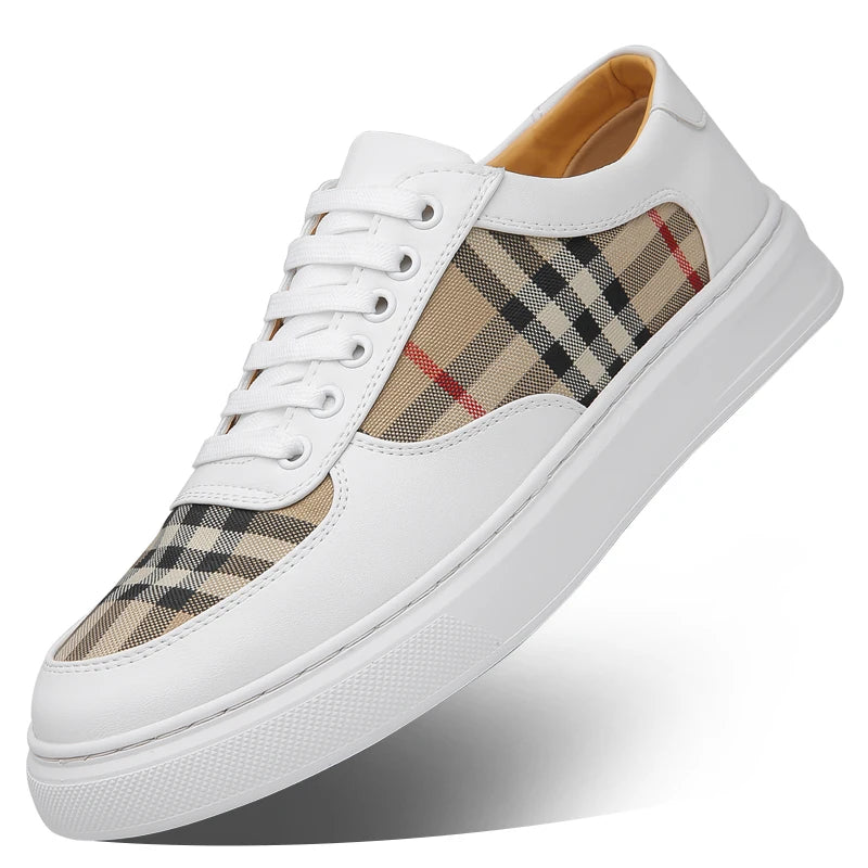 Men's White Shoes, Couple Casual Skate Shoes, Comfortable Sports Shoes, Light Walking Women's Tennis Shoes for 2025