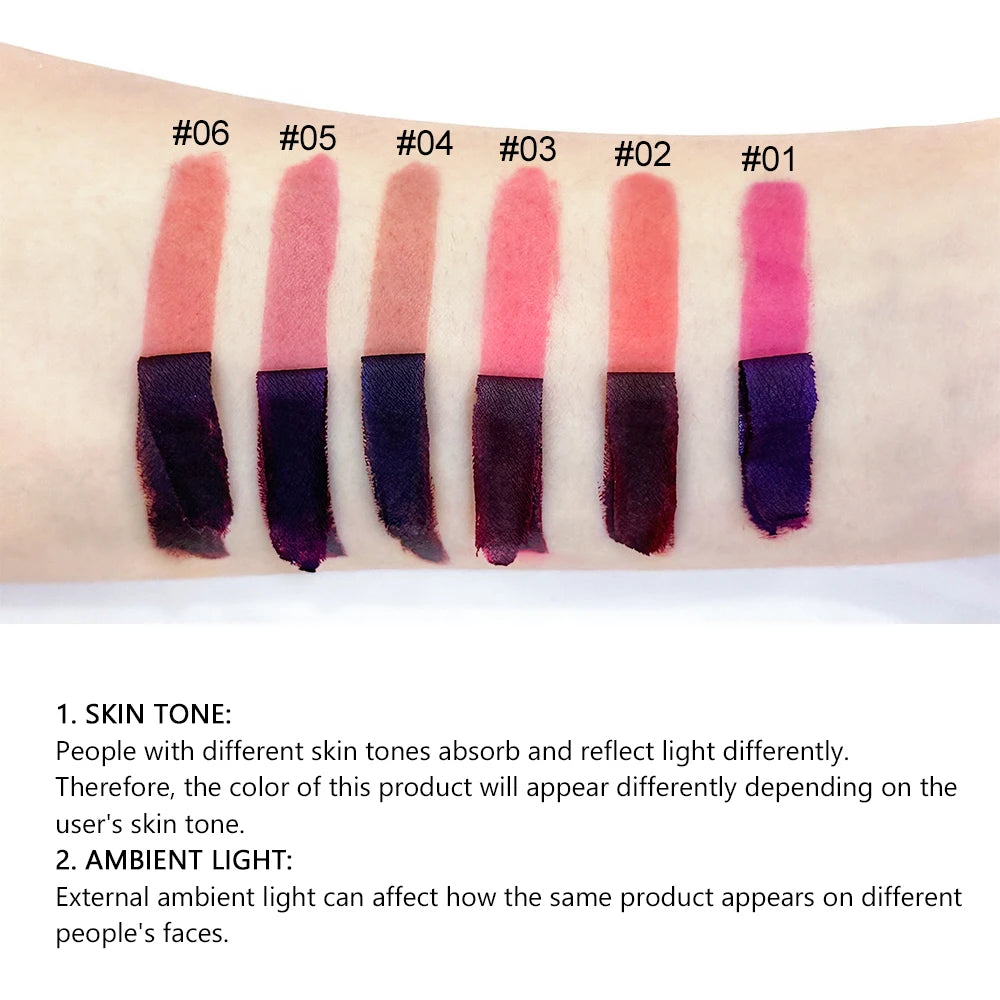 Long Lasting Lip Inks Korean Matte Lip Tint Peel Off Matte Tick for Lips Stick Free Shipping Liquid Lipstick Waterproof Makeup