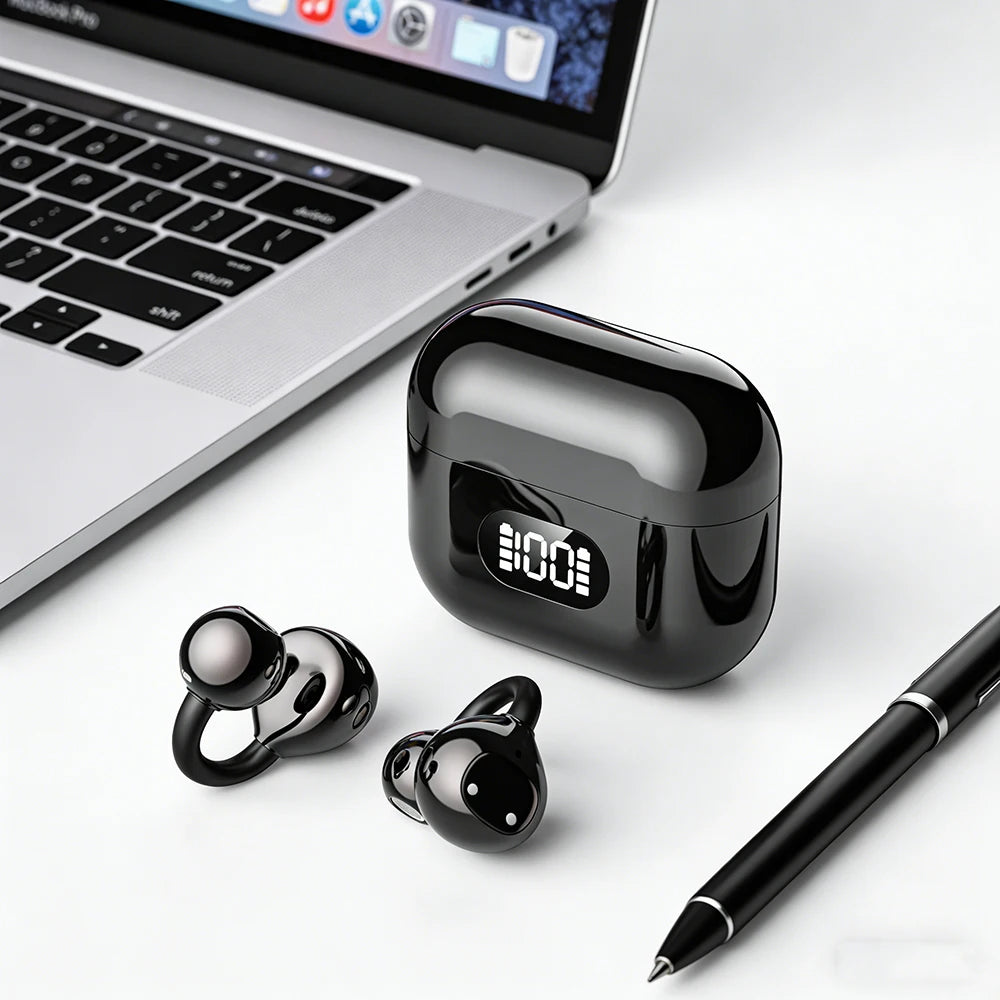 Earphone with Bluetooth 6.0 version X62 - Open-air wireless headphones for sports, commuting, low latency, high fidelity