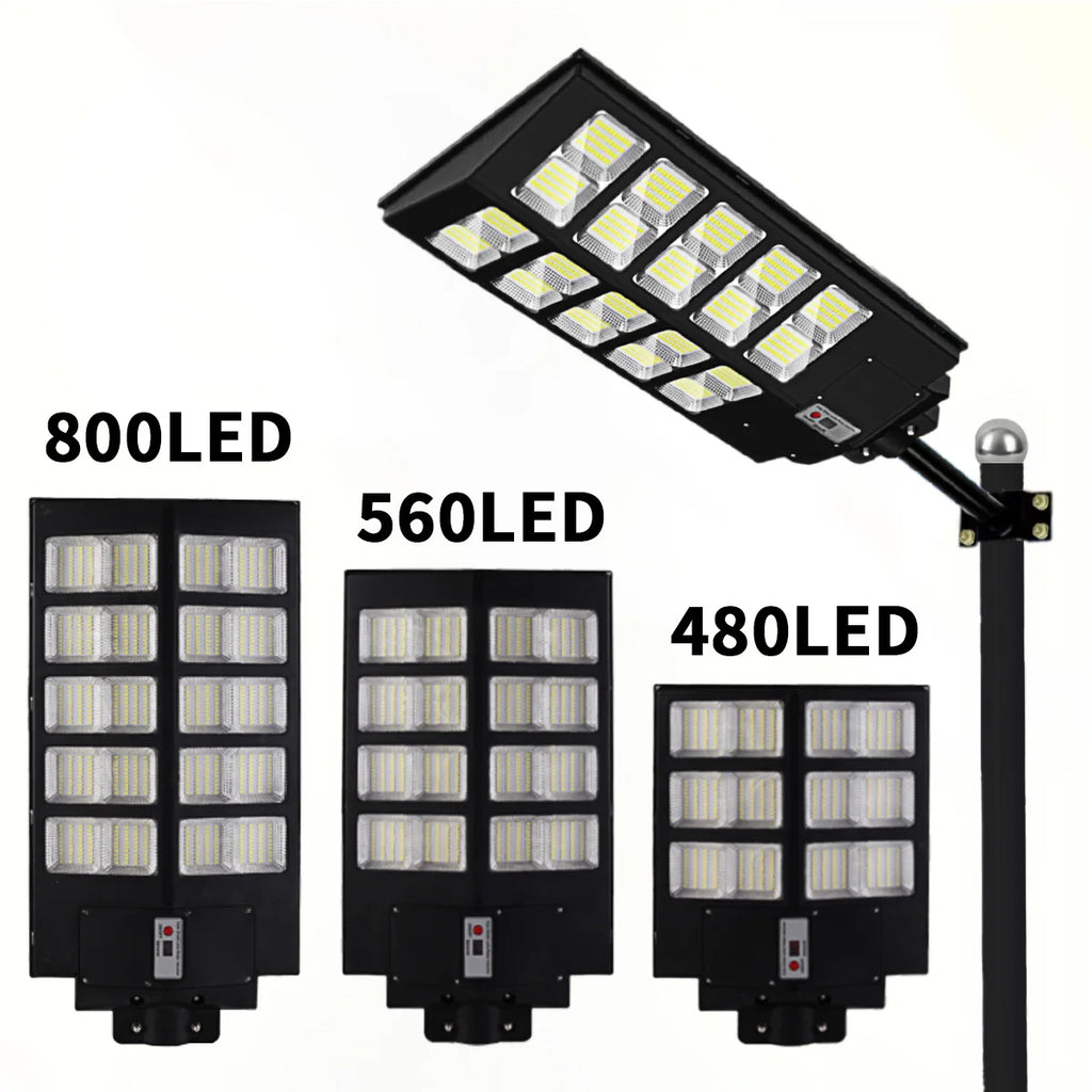 Super Bright Solar Lights for Outside, Dusk to Dawn LED Solar Street Light Motion Sensor , Solar Security Flood Lights Outdoor