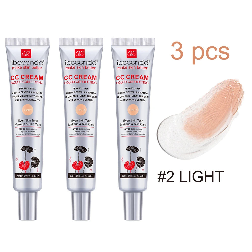 CC Cream for Face Concealer Makeup Foundation Concealer Full Coverage Cosmetics Base Female Cc Moisture erborian