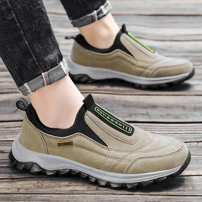 Men's Walking Shoes High-Quality Lightweight Non-Slip Outdoor Sports Shoes Comfortable Fashionable Hiking Shoes Loafers For Men