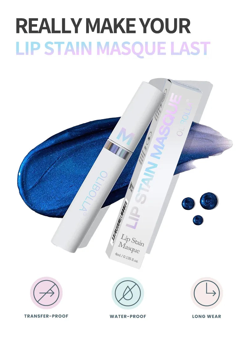 Lip Stain Peel Off  Long Lasting Waterproof Pink Lip Tint Transfer Proof Non Stick Cup Natural Women Cosmetics Makeup 7 colors