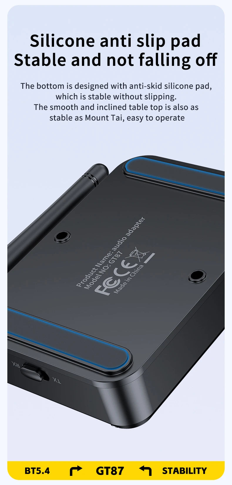 Bluetooth 5.4 Audio Transmitter Receiver 3.5mm AUX RCA Optical Coaxial Stereo Wireless Adapter Converter For Speaker TV PC Car