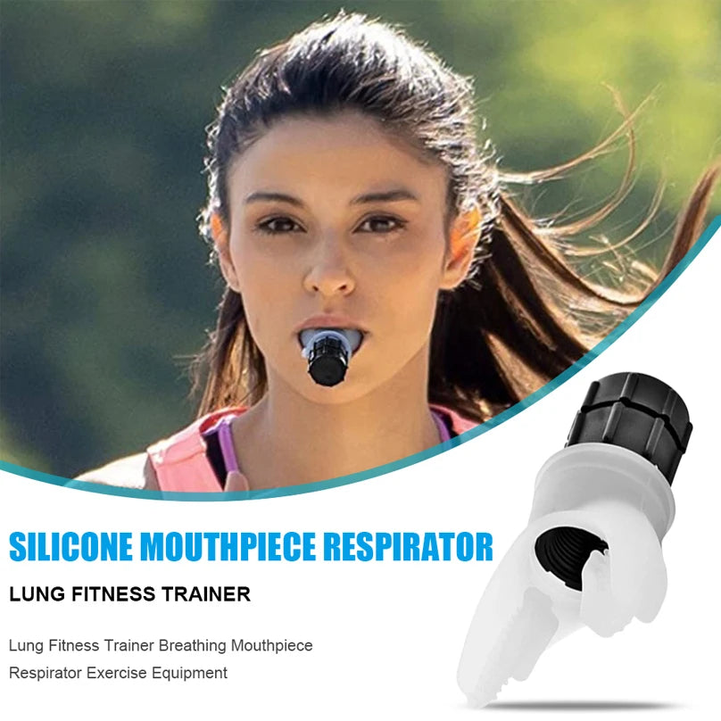 Breathing Trainer Lung Flexer Drop shipping Durable Fitness Exerciser Increases Lung Capacity Breath Adjustable Deep Breath