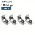 Folding table leg hinge with locking mechanism; heavy-duty folding hinge with 180-degree self-locking mechanism, for table legs