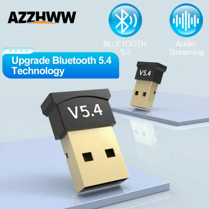 USB Bluetooth Adapter 5.4/5.3/5.1/5.0 Wireless Bluetooth USB Dongle for PC Laptop Wireless Speaker Audio Receiver Transmitter