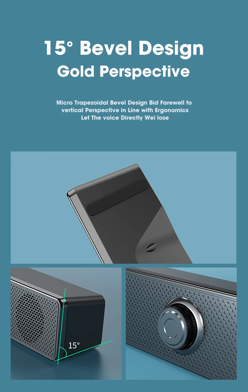 Bluetooth 4D Surround Speaker Home Theater Sound System Computer Soundbar For TV Subwoofer Wired Stereo Strong Bass