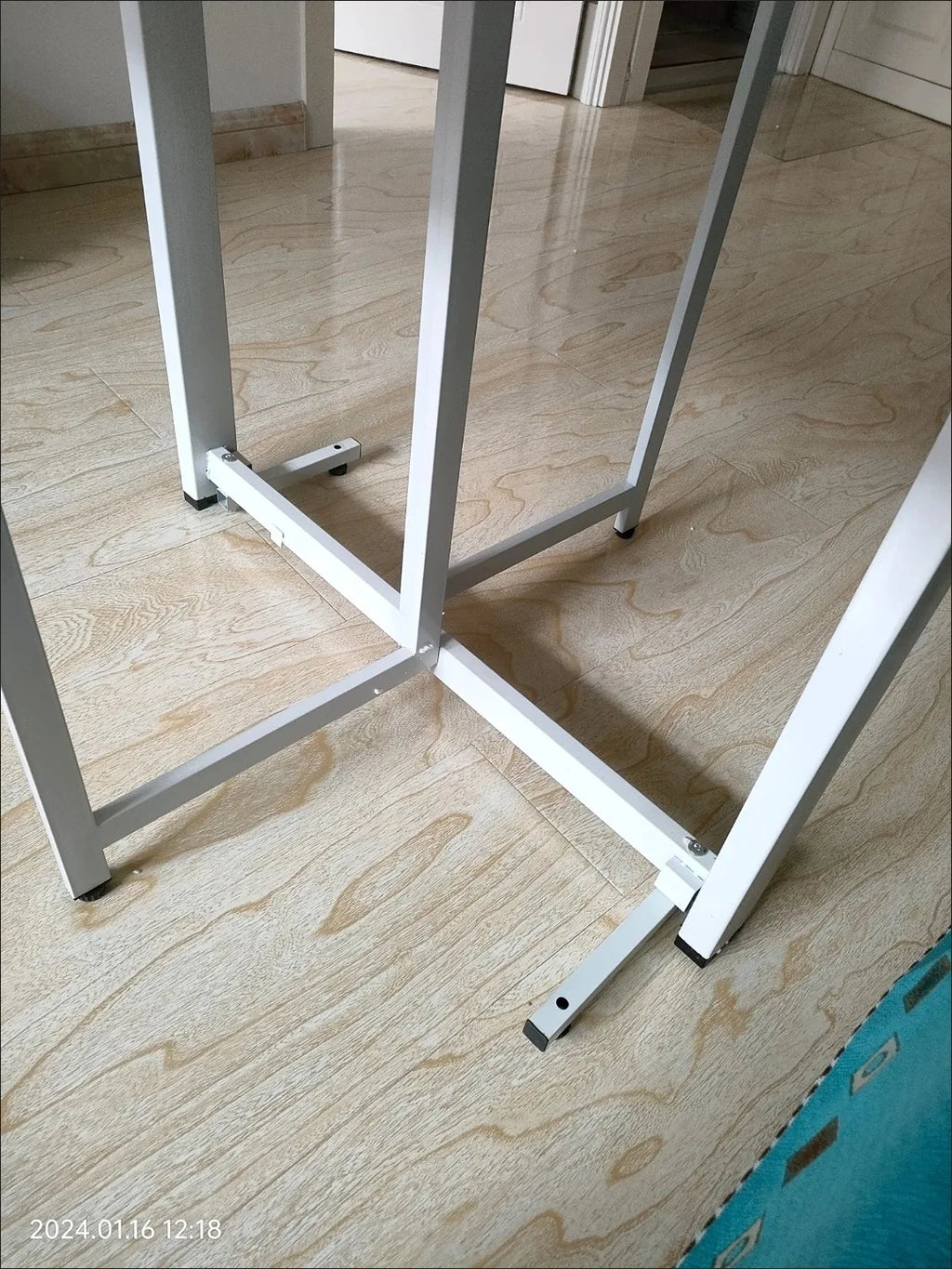 Foldable Rectangular Dining Table 100/120/140 Cm for Small Space Home And Restaurant Furniture Compact Meal Folding Table