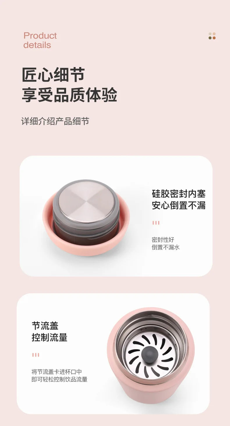 Ceramic Inner Capsule Cup High Quality Stainless Steel Travel Mug Thermal Coffee Cup