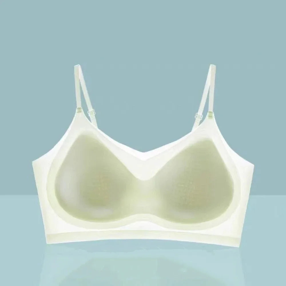 Lingerie Close-fitting Seamless Bra Shockproof Beautiful Back Brassiere for Women Anti-sagging Wireless Deep V Bra Girls