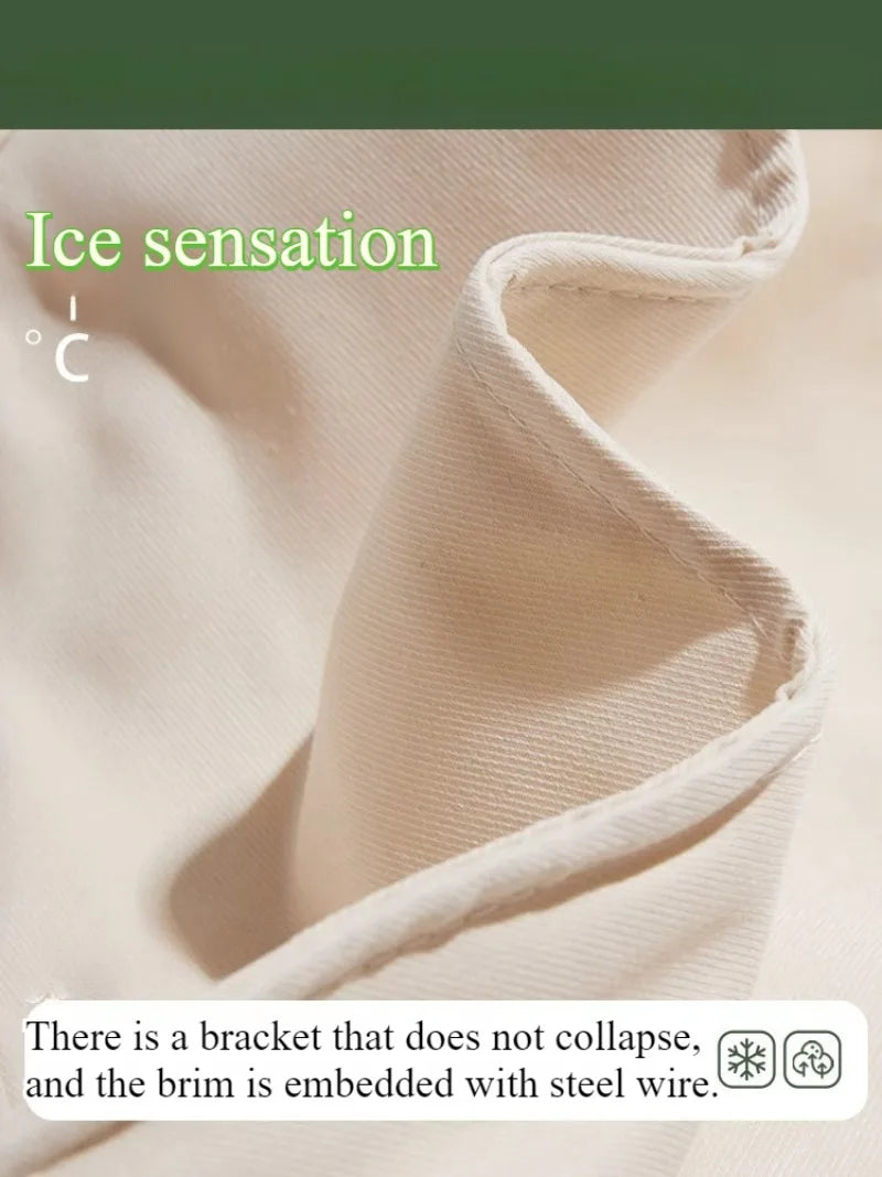 Summer Hats for Women Outdoor UV Anti Neck Protection Sun Visors for Lady Fishing Hiking Wide Brim Shawl Sunscreen Ponytail Cap