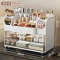 Desktop cosmetics storage box, makeup box, high-end dressing table, skincare product sorting box, dressing table storage rack