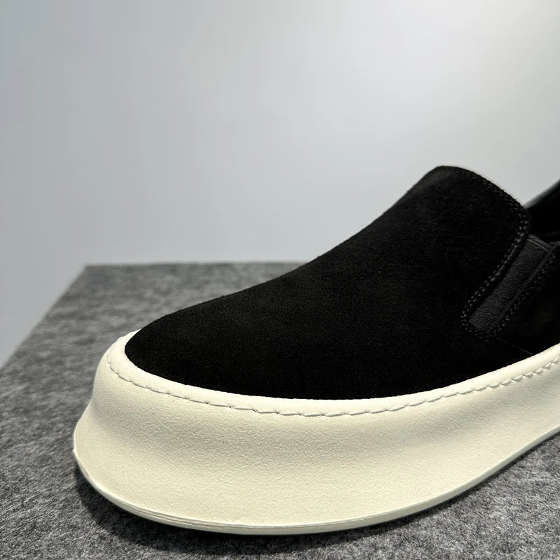 Fashion Slip on Mens Casual Shoes Outdoor Walking Footwear Breathable Lightweight Loafers Comfort Lazy Driving Shoes Board Shoes