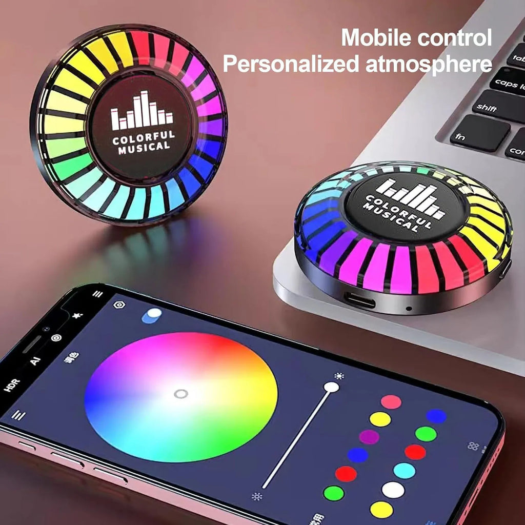 Wireless Bluetooth 5.0 Speaker Bone Conduction Speaker Black USB Rechargeable Easy Pairing 400mAh RGB Rhythm Lights for Travel