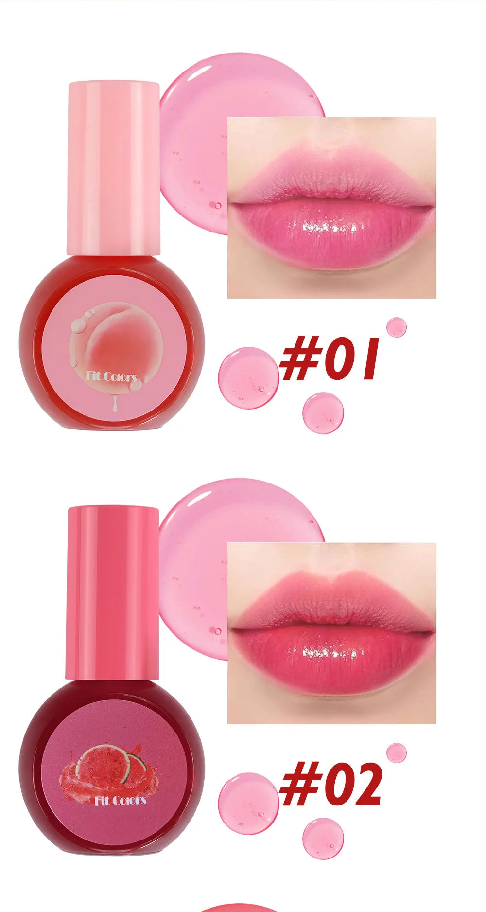 Water Based Blush Lip Stain Matte Liquid Tint For Face Contouring Long Lasting Eyeshadow And Lipgloss Makeup