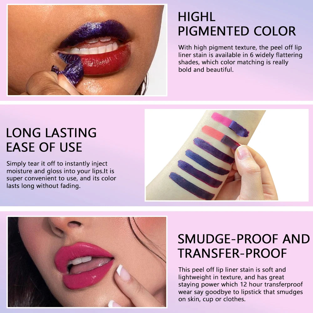 Long Lasting Lip Inks Korean Matte Lip Tint Peel Off Matte Tick for Lips Stick Free Shipping Liquid Lipstick Waterproof Makeup