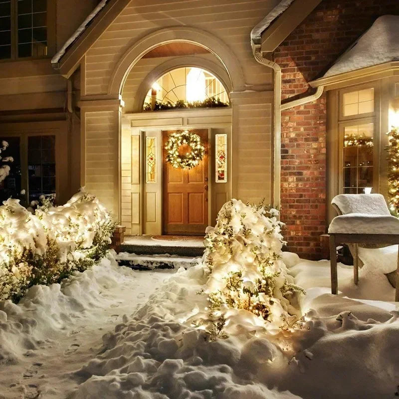 Solar Led Light Outdoor Christmas Lights 8Modes Copper Wire Fairy Garland Lamps Waterproof Garde Tree Decor
