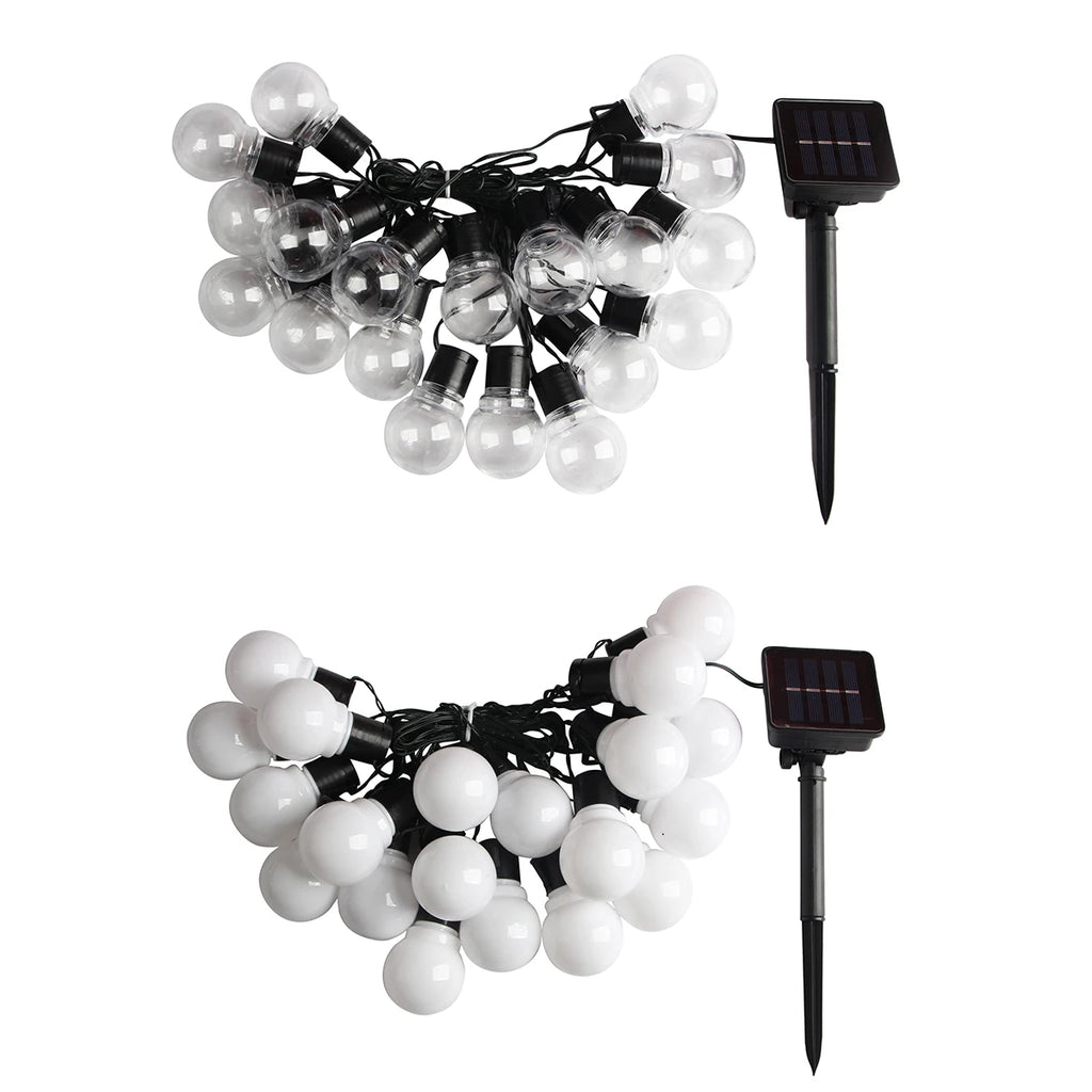 Solar Lights String Globe Bulbs Outdoor Solar String Lamps For Garden Terrace Party Camping Christmas Street Decoration