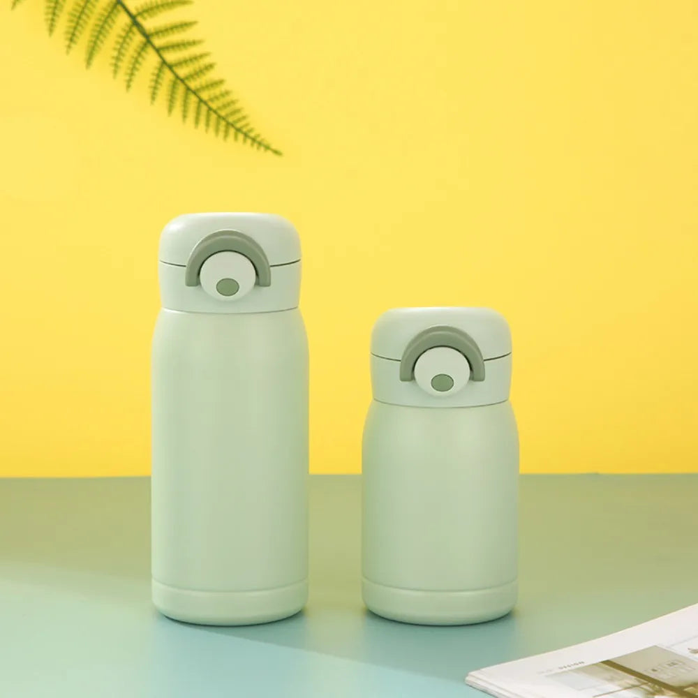 Thermal Coffee Mug 304 Stainless Steel Mini Thermos Cup Pop-up Lock 220/320ml Insulated Pocket Cup Small Capacity Vacuum Flask