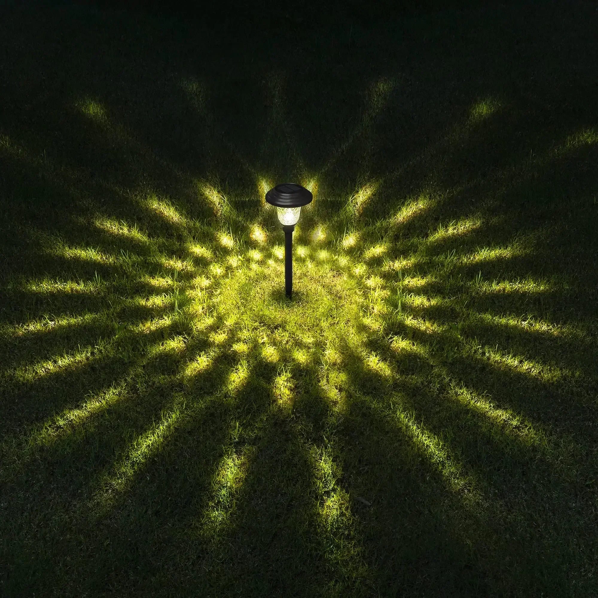 Solar Outdoor Lights New Garden Lamps Powered Waterproof Landscape Path for Yard Backyard Lawn Patio Decorative LED Lighting