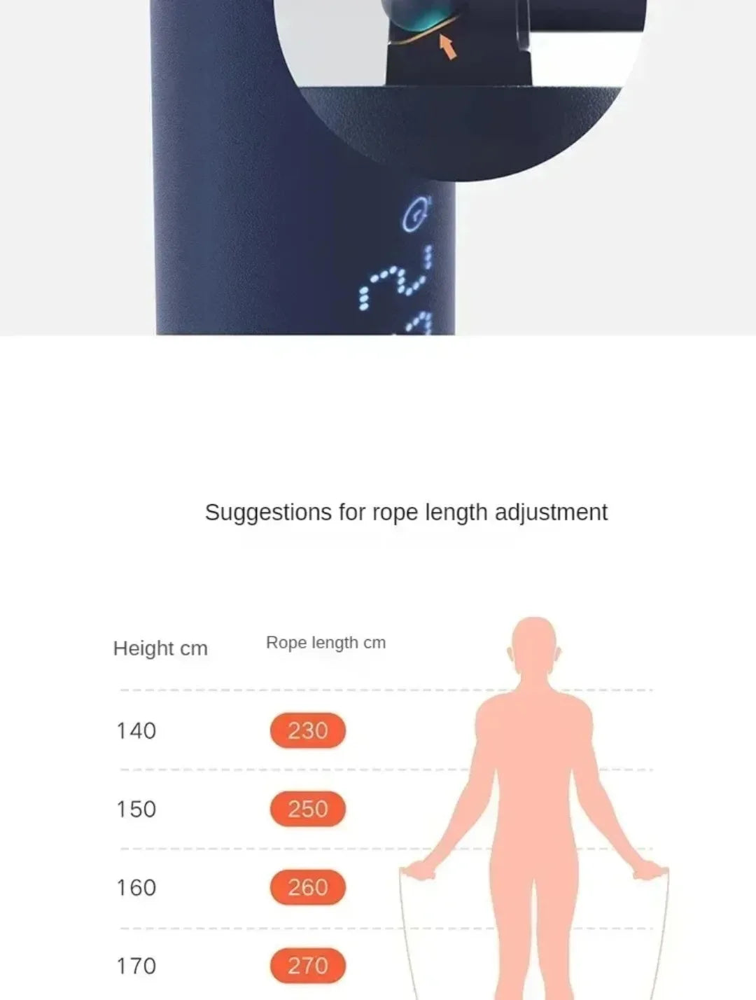 Original Mijia Smart Skipping Jump Rope XMSR-P803 Counter With Fit App Adjustable Calorie Calculation Sport Fitness Professional