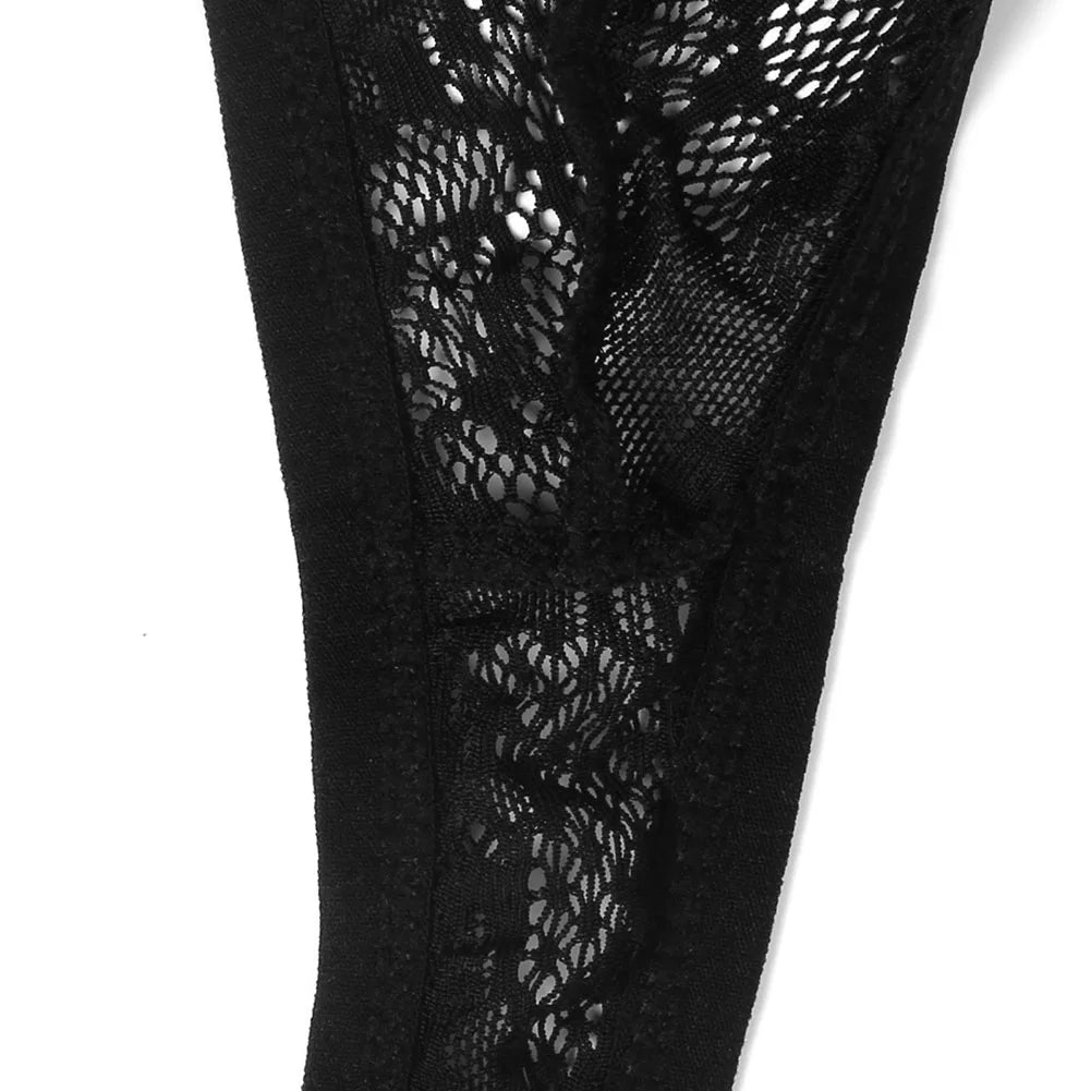 Lingerie For Men Sexy Briefs Ultra-thin Transparent Underwear Mesh Thongs Breathable Trunks Sissy U Convex Pouch Underpants