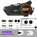 Bluetooth 5.3 Helmet Headset Wireless Hands-free Call Phone Kit Motorcycle Waterproof Earphone MP3 Music Player Speaker for Moto