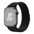 Nylon Loop Sport Strap For Apple Watch Band Ultra 49mm 45mm 40/44mm 41mm 38/42mm Bracelet For Nike iWatch 9 8 7 6 5 SE Watchband