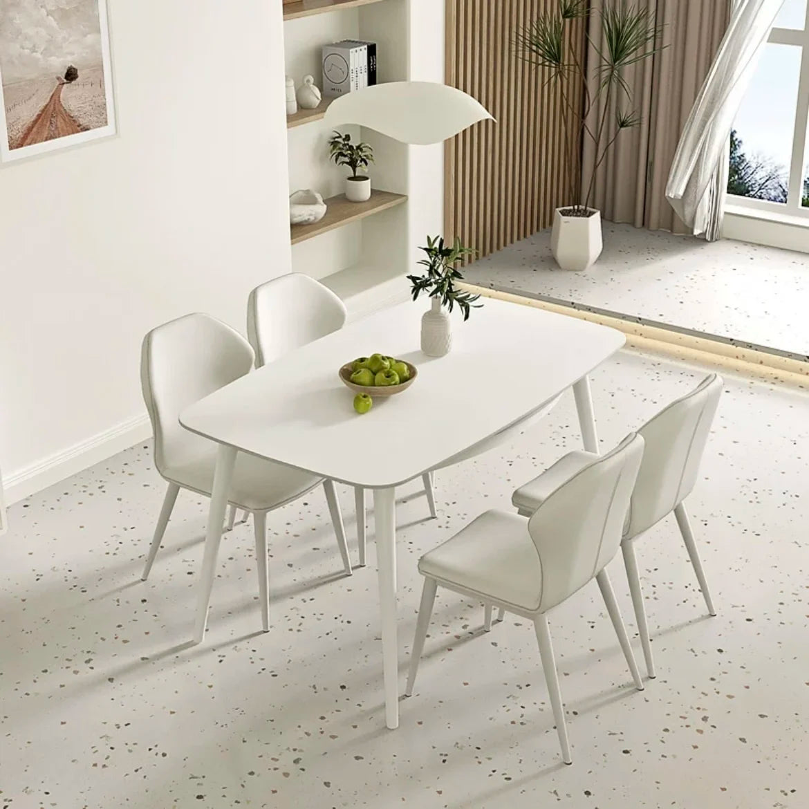 Folding Extendable Dining Table Kitchen Extending Nordic Designer Dining Table High Center Salon Mesas De Jantar Home Furniture