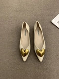 Elegant Black Flat Bottomed Single Shoes For Women New Spring Autumn/Winter French Style Soft Bottomed Comfortable Commuting Sho