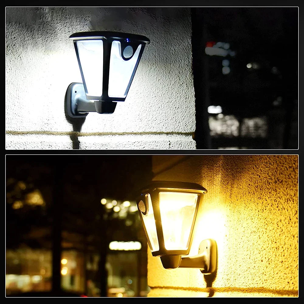 Solar Outdoor Lights Motion Sensor Wall Lamp LED Lighting Externo Waterproof Bulb Retro Garden Christmas Decoration Street Light