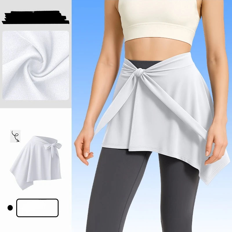 Activewear Skirt  One-piece, Adjustable-strap Skirt That Covers The Hips  Modest Yoga Skirt