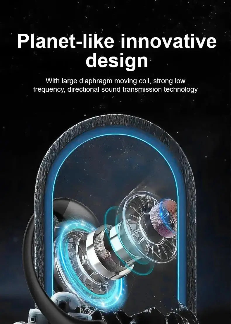 Wireless Headphones Bluetooth 5.4 Headset With Mic HiFi Stereo Sound Earphones Smart Touch Sports Waterproof Earbuds For iPhone