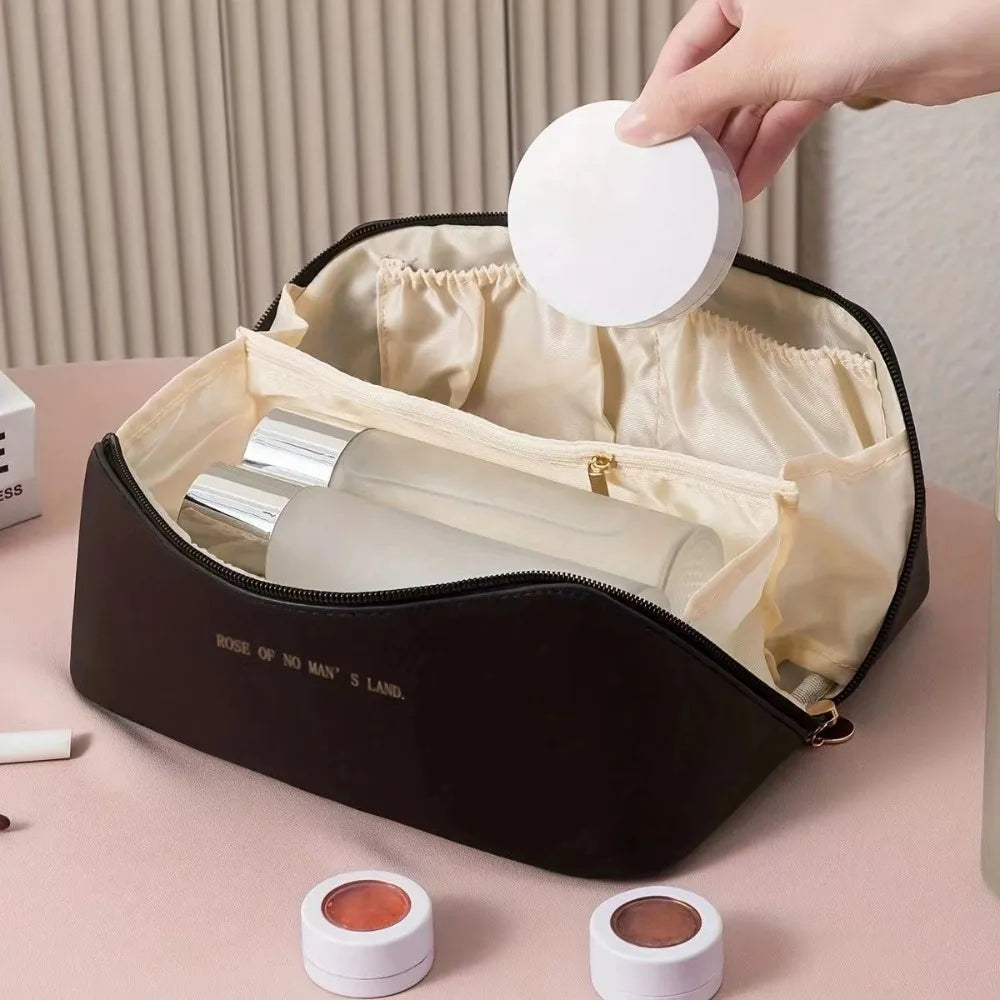 Cosmetics Storage Bag Large Capacity Portable Ins High-end Internet Famous New Travel Cosmetics Toiletries Storage Makeup Bags