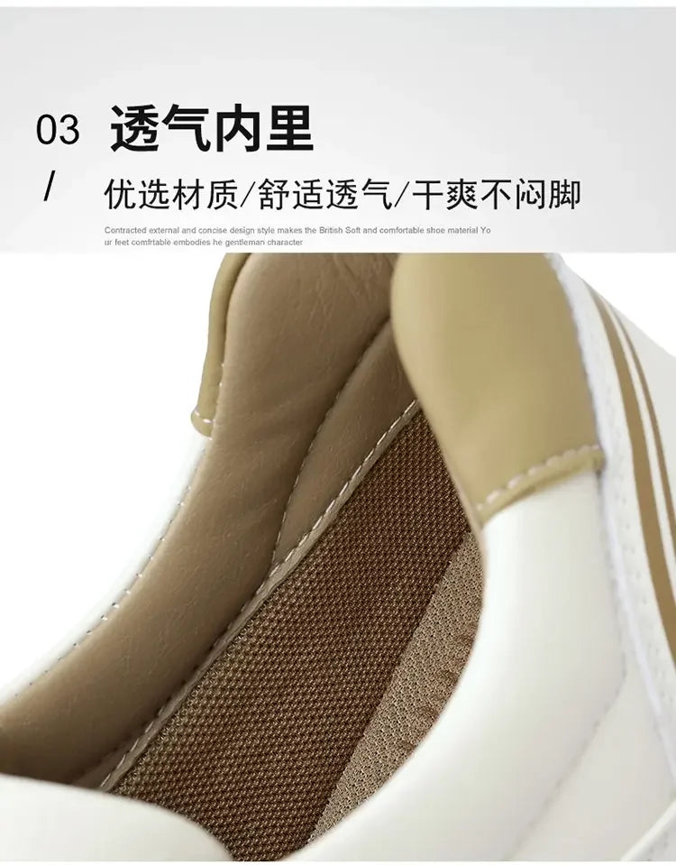 Flat shoes White Shoes Durable breathable abrasion resistance stainresistant sports leisure Soft elastic sole Support stability