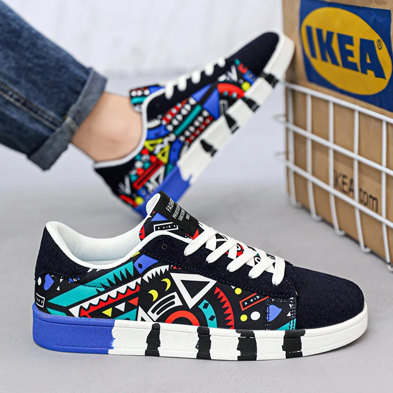 Men Flat Bottomed Shoes Fashion Popular with Colorful Outdoor Sneakers That Comfort Non Slip High-quality Fitness Leisure Shoes