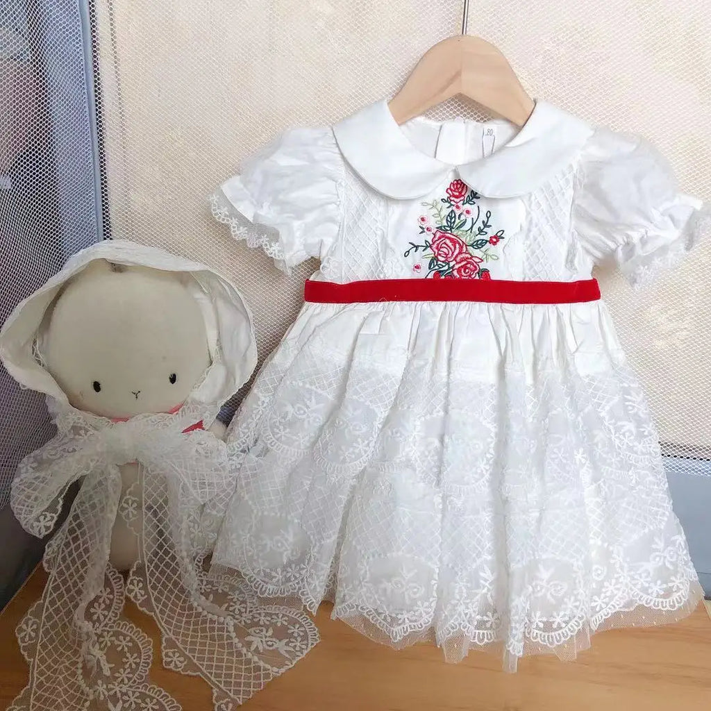 Summer Baby Girls Flower Girl Dresses  Kids Dresses for Girls Eid Dress for Party and Festival festival Fashion Sweet Clothes