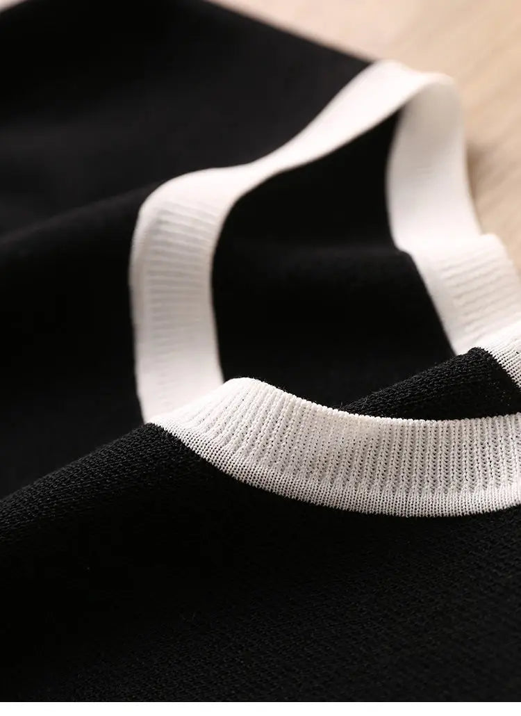 Summer Dresses Ladies 2023 Luxury Designer Rose Embroidery Split T shirt Long Ice Silk Straight Maternity Dress Women's Clothing