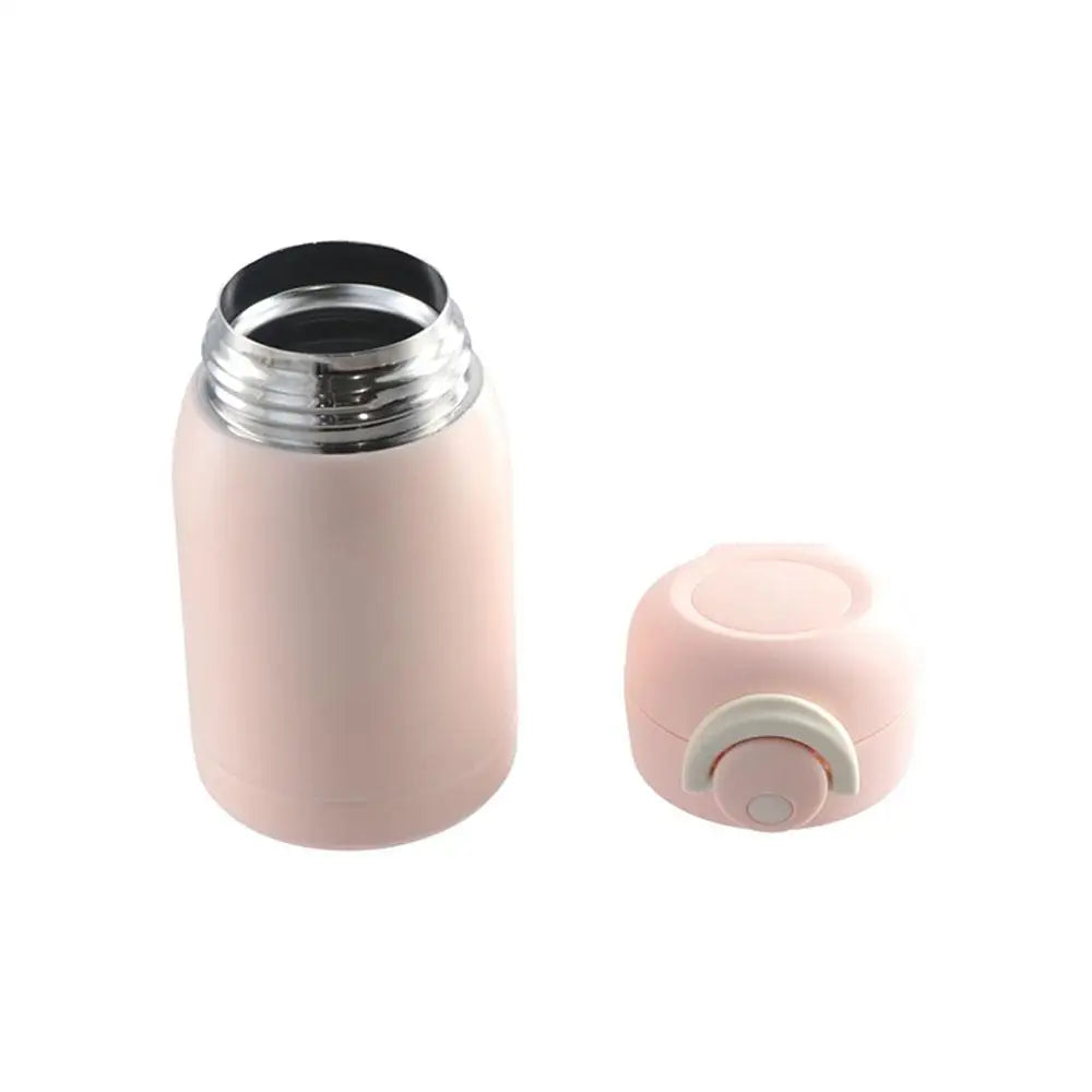 Thermal Coffee Mug 304 Stainless Steel Mini Thermos Cup Pop-up Lock 220/320ml Insulated Pocket Cup Small Capacity Vacuum Flask