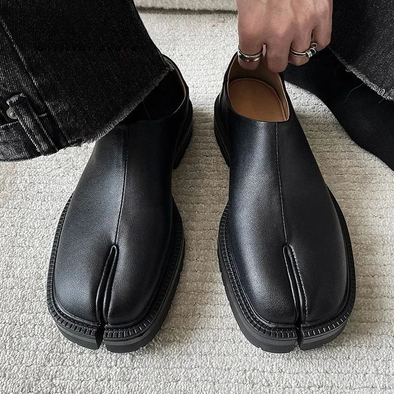 Shoes for Men Women Genuine Leather Classic Split Toe Shoes Casual Shoes Unisex Flat Shoe Comfortable Design Men Shoe Zapatos
