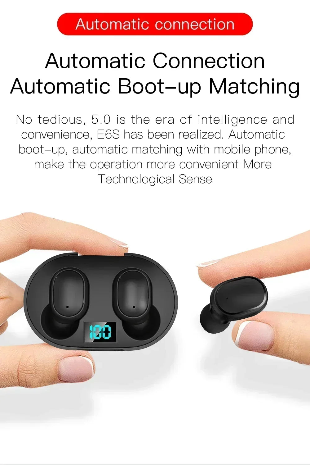 Bluetooth Earphones 5.3 Wireless bluetooth headset Noise Cancelling Headsets With Microphone Headphones for all smartphones