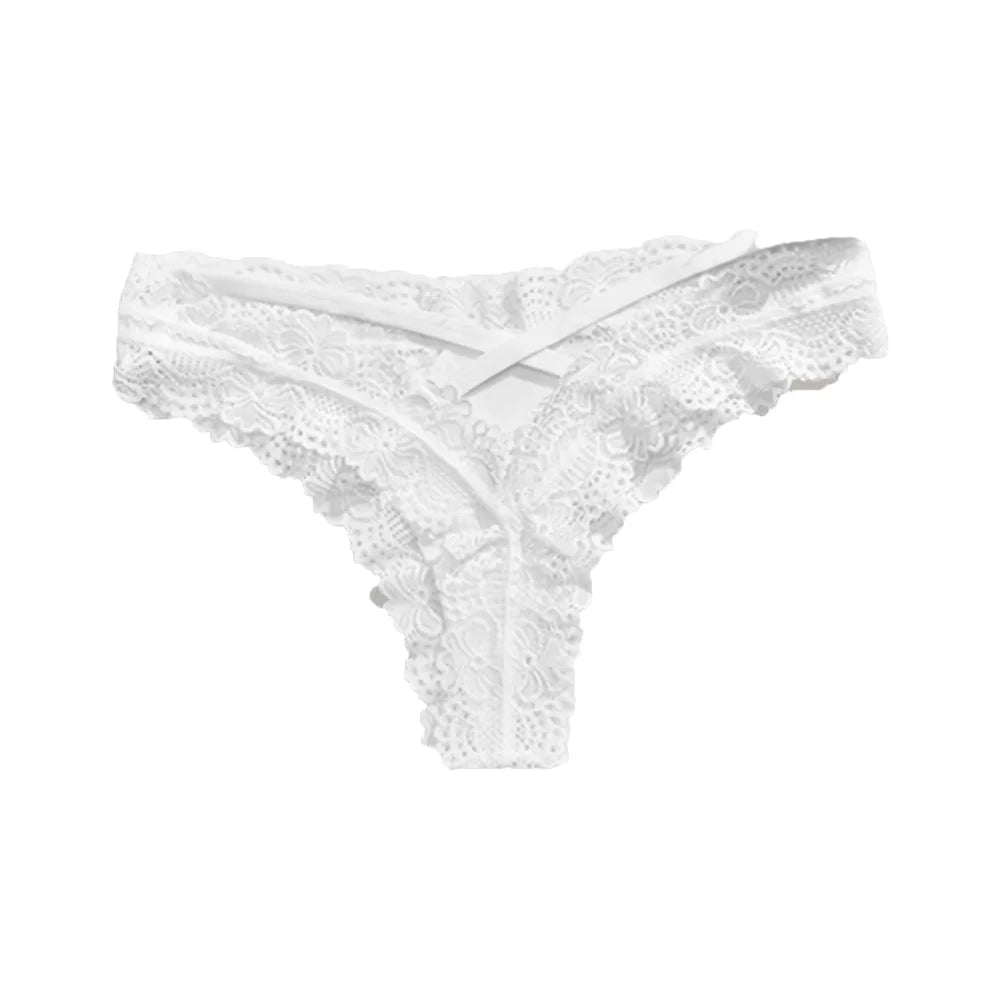 Lingerie Hollow Underwear Women Low Waist Breathable Lady Panties Seamless Briefs Lace Thong Girl Lady