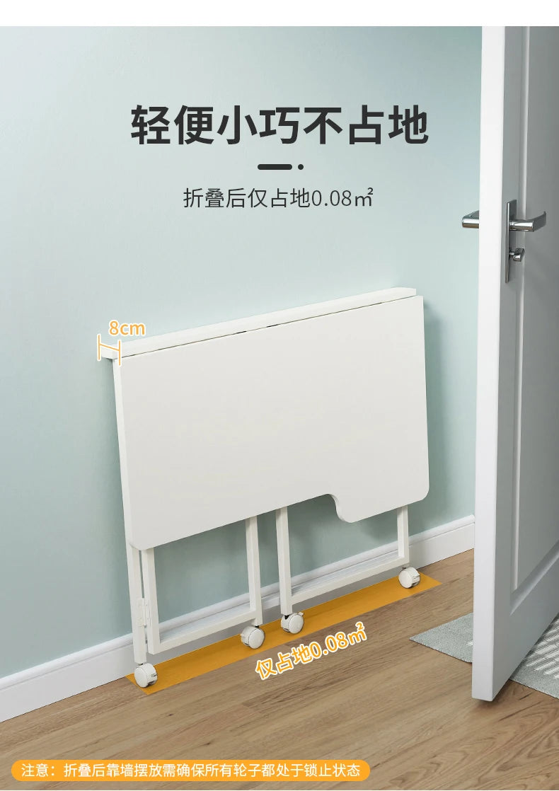 Foldable Laptop Desk for Home And Bedside Use Space-Saving Multifunctional Junior High Student Study Table