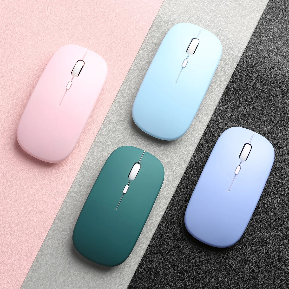 Wireless Bluetooth Mouse for Laptop Computer Bluetooth(BT 5.0) Battery Portable Mouse for Laptop MacBook Computer Tablet PC