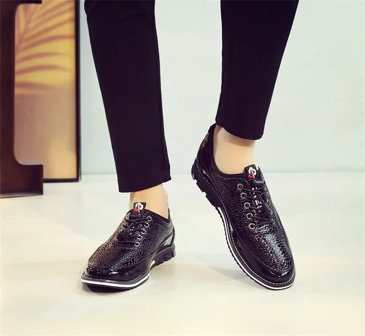 Men's Shoes Soft Bottom Soft Leather Casual Shoes New Spring Trendy Design Men's Footwear Men's Sports Shoe Zapatos Para Hombre