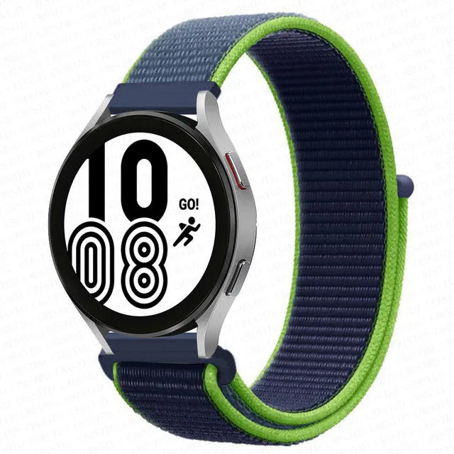 22mm 20mm Band for Samsung Galaxy Watch 7 FE 4 6 classic 5 Pro 3 active 2/correa Nylon Bracelet Huawei watch GT 2 3 pro 4 strap