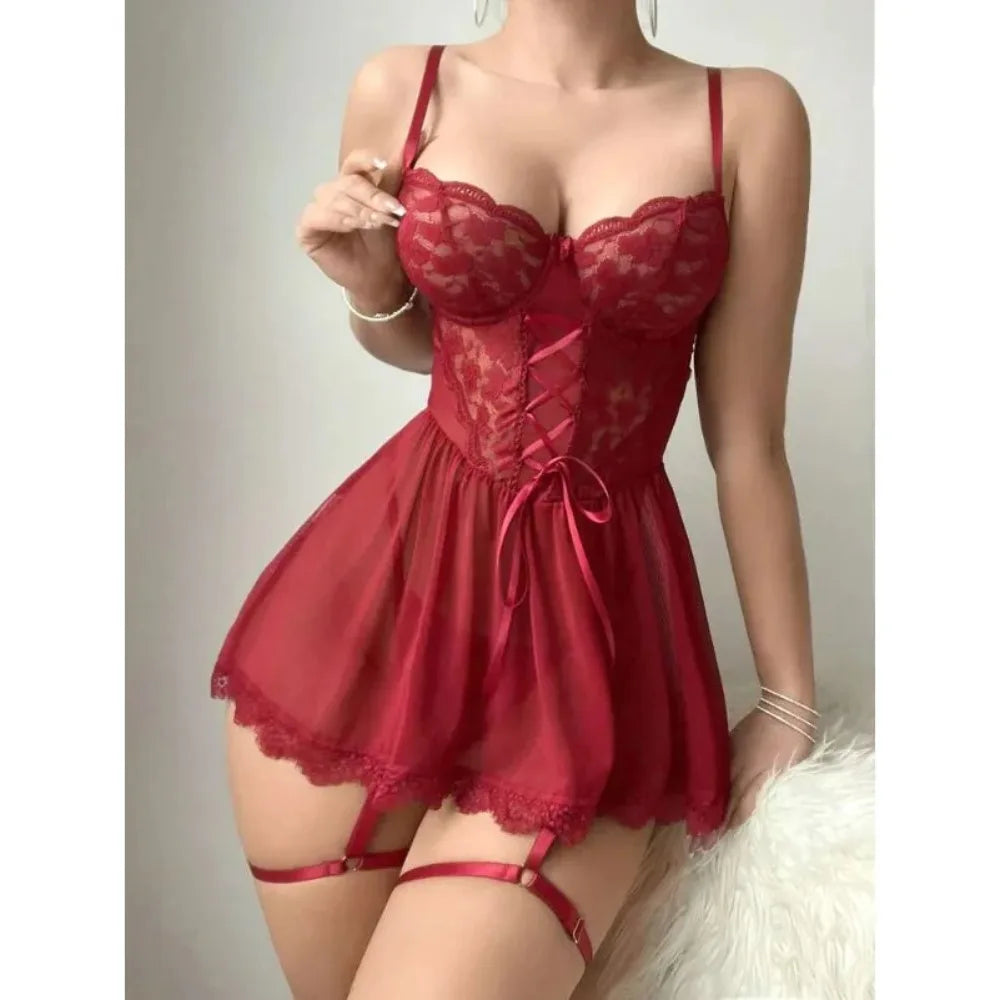 Erotic Sexy Lace Bra and Panty Set Underwear Transparent Bra Exotic Sets Sexy Thong Woman Porn Fancy Sensual Luxury Lingerie