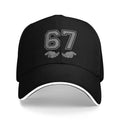 Summer Funny 67 Meme Baseball Cap  Outdoor Sport Classic Design Sun Trucker Hat Couple Women Sunscreen Snapback Cap