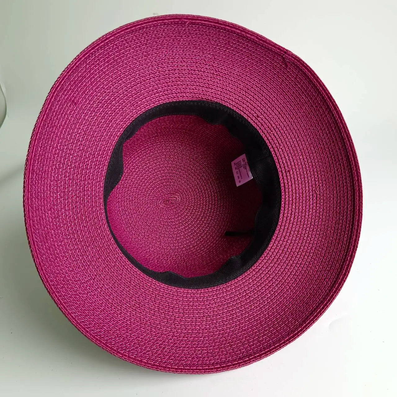 Summer Sun Hats Beach Hat Women Ladies Solid Plain Elegant Wide Brim Hat Female Round Top Floppy Straw sun hat